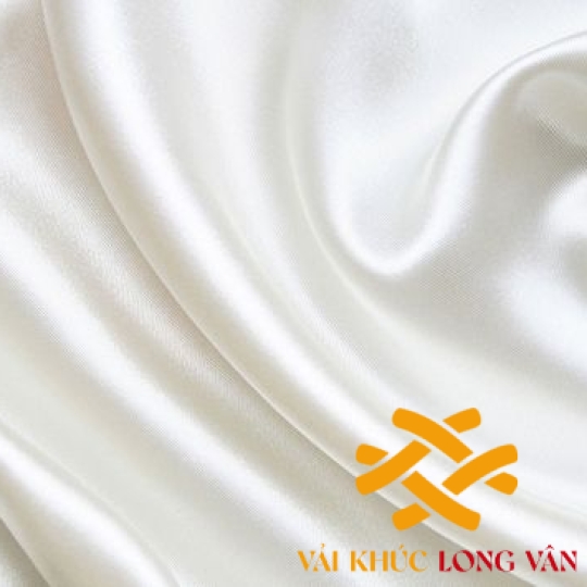 Vải lụa white