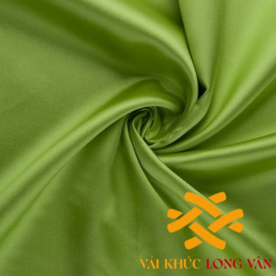 Vải lụa green 